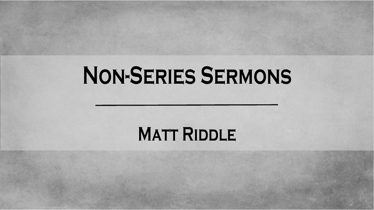 Non Series Sermons